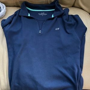 Vineyard Vines Navy Quarter Zip
